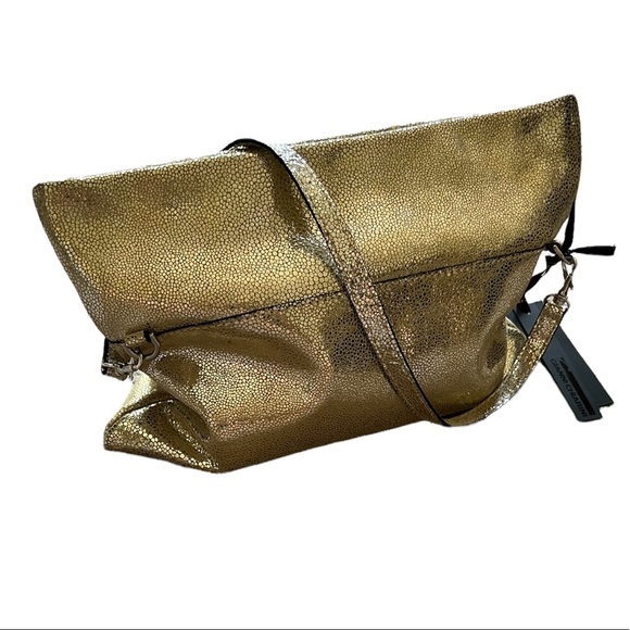 Last 1 ⛔️ Gianni Chiarini Cherry Leather Foldover Clutch Bag - Picture 11 of 15